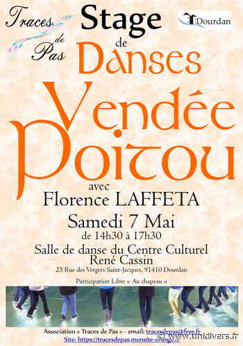 Stage de danses Vendée Poitou Salle de danse du Centre Culturel,Dourdan (91) samedi 7 mai 2022 - Unidivers