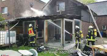 Brand in Ratheim: Feuerwehr verhindert, dass Flammen das Haupthaus erreichen - Aachener Nachrichten
