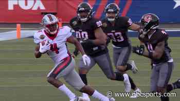 Tampa Bay WR Derrick Dillon scores 64-yard TD to give Bandits early lead - NBC Sports