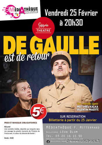 Spectacle – De Gaulle est de retour Médiathèque François Mitterrand – Annoeullin Annœullin - Unidivers