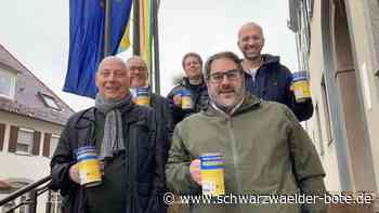 Aktion in Hechingen, Ebingen und Balingen - Mit "Friedenstalern" können alle helfen - Schwarzwälder Bote