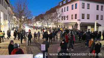 Corona-Protest in Balingen - "Stadt sollte sich einen Ruck geben" - Schwarzwälder Bote