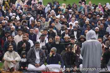 Eid: Thousands attend prayers at Blackburn Rovers stadium