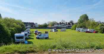 Travellers set up camp near Coventry Building Society Arena - Coventry Live