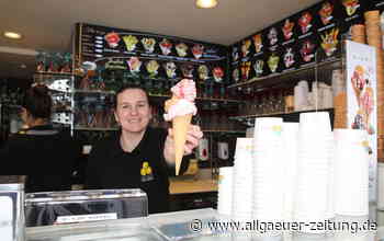 Theaterplatz Memmingen: Auch ein Memmingen-Eis gibt es in der neuen Eisdiele - Allgäuer Zeitung