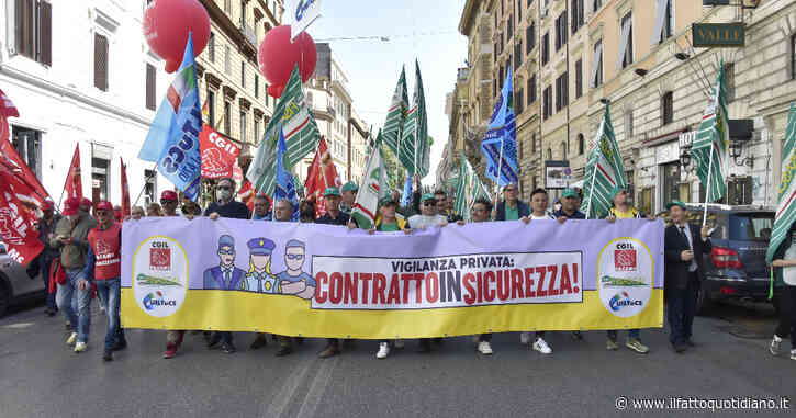 Vigilanza privata, centomila in sciopero per il rinnovo del contratto scaduto da sette anni: “Salari da fame e assenza cronica di tutele”
