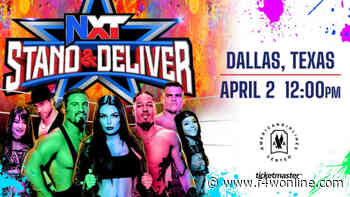 WWE confirms start time for NXT Stand & Deliver - Figure Four Online