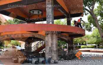 Desmantelan Zócalo de Iguala por remodelación - Quadratín México