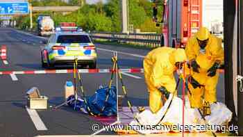 Chemikalien ausgelaufen – A2 bei Braunschweig voll gesperrt - Braunschweiger Zeitung