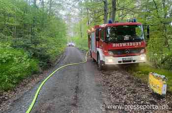 FW-MK: Zwei Brandstellen im Wald beschäftigen die Feuerwehr Iserlohn