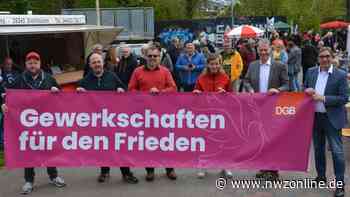 Maikundgebung in Varel: Gewerkschafter und Politiker setzen Zeichen für den Frieden - Nordwest-Zeitung