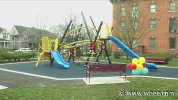 Ribbon cut for renovated Merriman Street playground