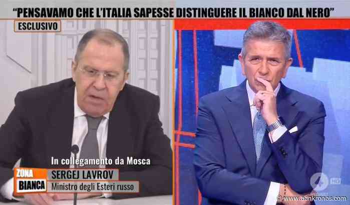 Lavrov a Zona Bianca, Brindisi: "Intervista è medaglia, inviterei anche Putin" - Adnkronos