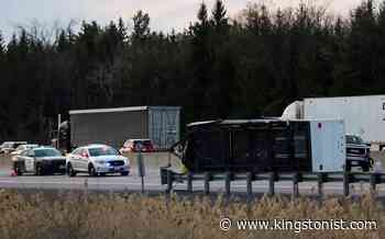 Highway 401 eastbound closed following serious collision – Kingston News - Kingstonist