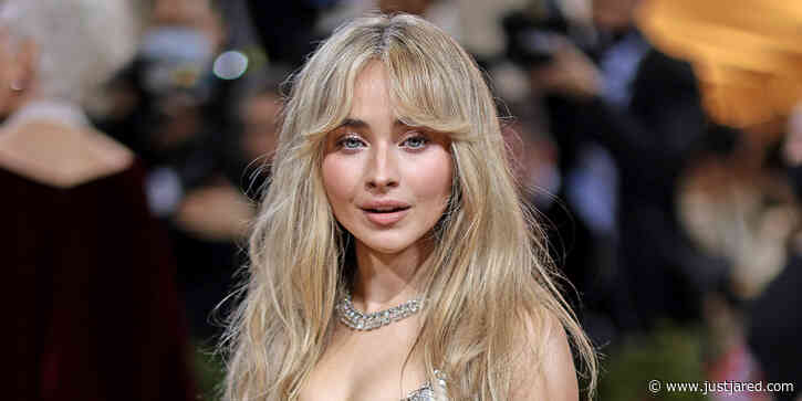 Sabrina Carpenter Glitters in a Gold Gown at the Met Gala 2022