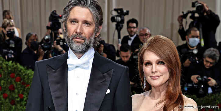 Julianne Moore & Husband Bart Freundlich Wear Coordinating Tom Ford Looks to Met Gala 2022