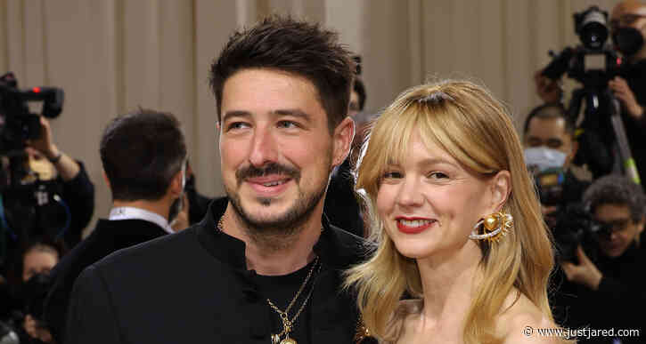 Carey Mulligan Sparkles in a Black & Gold Gown at Met Gala 2022 with Hubby Marcus Mumford