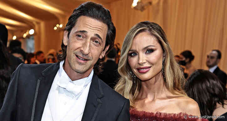 Adrien Brody & Girlfriend Georgina Chapman Bring Their Fashion A-Game to Met Gala 2022