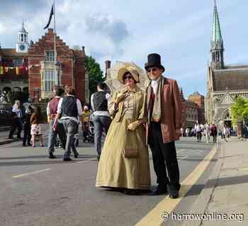 Couple from Harrow cosplay as Victorians at school’s 450th anniversary event - Harrow Online
