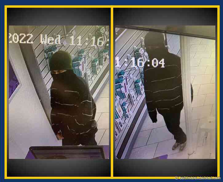 Robbery Detectives Seek Identity Of Armed Robbers Who Target Baltimore’s Cell Phone Stores