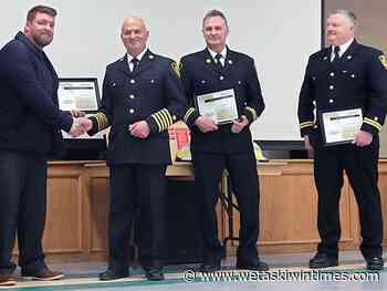 Millet firefighters recognized for their service - Wetaskiwin Times Advertiser