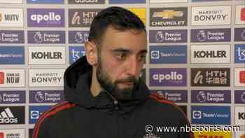 Bruno Fernandes: Manchester United 'will be back at the level it deserves' - NBC Sports