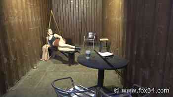 Artists perform in shipping containers for debut of Outside In Festival - Fox 34