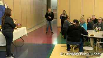 One metro school helping another on a day of service