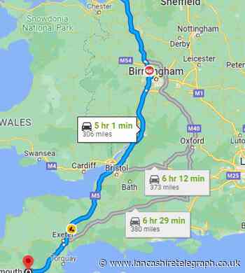Burnley man was over the drink-drive limit in Plymouth
