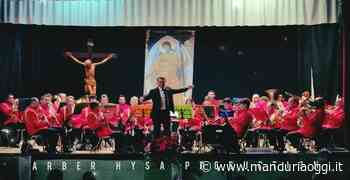 MANDURIA - Il premio Mandurion agli studenti Federico Palummieri ('Marugj-Frank'), Diba Abdou Lahat ('Don Bosco') e Martina Renna ('Prudenzano') - ManduriaOggi