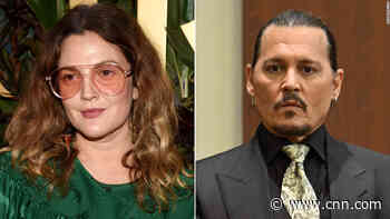 Drew Barrymore apologizes for comment about Johnny Depp and Amber Heard's trial