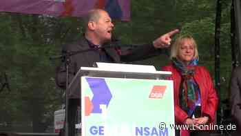 Maikundgebung mit Olaf Scholz: Polizei ermittelt wegen grober Störung - t-online