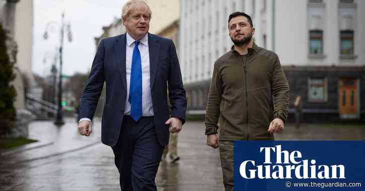 Boris Johnson to hail Ukraine’s ‘finest hour’ in address to Kyiv parliament