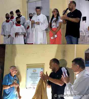 Bacabal: deputado Roberto Costa entrega obra de calçamento na Comunidade Rainha da Paz - Gilberto Léda - Gilberto Leda