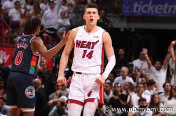 Herro Scores 25, Heat Take Game 1 Over 76ers 106-92