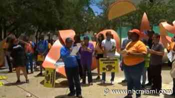 Domestic Workers March to Protest High Rent, Low Wages in South Florida