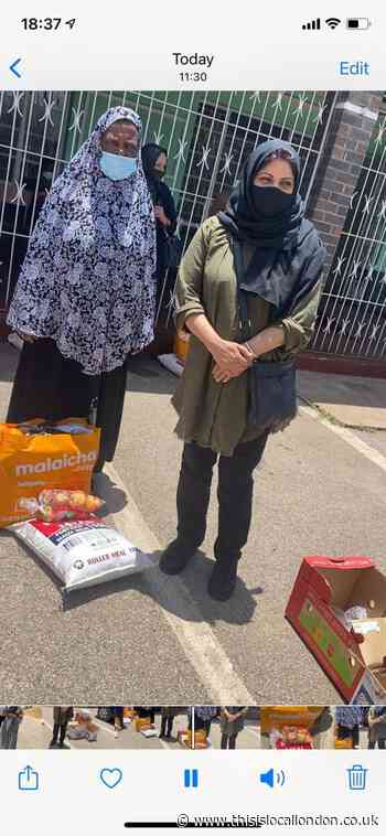 Nursery school owner Fatima starts foodbank for Ilford kids