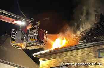 FW Kreuzau: Dachstuhlbrand in Einfamilien-Reihenhaus