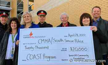 South Simcoe Police COAST program receives grant from Innisfil Community Foundation - simcoe.com