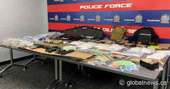 Crystal meth, guns seized as Fredericton police make record drug bust - Global News