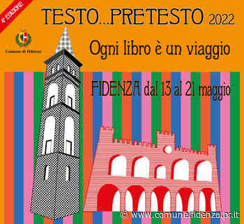 Al via a Fidenza la 4° edizione del festival Testo…Pretesto - Comune di Fidenza