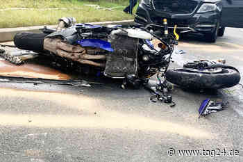 Tödlicher Unfall auf Staatsstraße 2260 bei Volkach: Motorradfahrerin verliert die Kontrolle und stirbt bei Sturz - TAG24