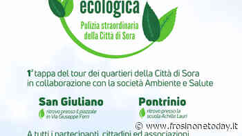 Sora Ecologica, tour di pulizia straordinaria della città - FrosinoneToday