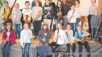 Probe in Altensteig: Zum Auftakt kommen 14 Nachwuchsbläser