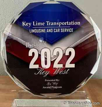 Key Lime Transport Wins 2022 'Best of Key West' Award for Celebrated Luxury and Group Transportation Service - 'Driving You in Style to the Best Spots in the Keys' - Yahoo Finance