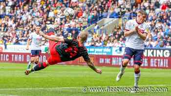 Highlights: Bolton Wanderers 4-2 Fleetwood Town - News - Fleetwood Town