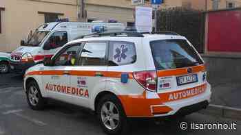 Motociclista a terra in viale Lombardia a Saronno - ilSaronno