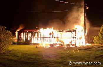 Fire extinguished after engulfing Geneseo farm shop