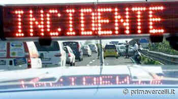 Incidente sulla A4 dopo Greggio, coda in atto - Prima Vercelli