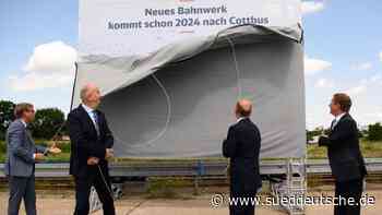 Bahn - Cottbus - Spatenstich für Cottbuser Bahnwerk mit Bundeskanzler Scholz - Wirtschaft - Süddeutsche Zeitung - SZ.de